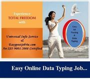 Online /Offline data entry job,  Copy Past work,  Form Filling Job