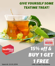 Healthiza brings Tea Special weekend on Sunday Sale