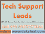 Fresh Leads Provider  For Tech Support Process