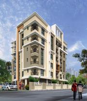 3BHK flat available for sale near Newtown in Kolkata.
