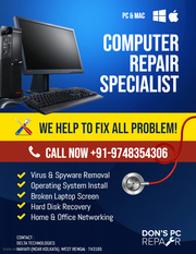 Are you facing problem with your PC & LAPTOP ? 
