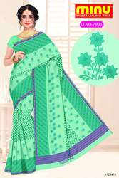 Largest Wholsaler & supplier of Cotton Printed Designer Madhuri Saree 