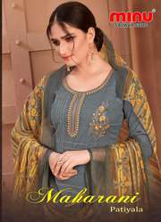 BestCotton Printed with Embroidery Work Unstitched Salwar Kameez Set