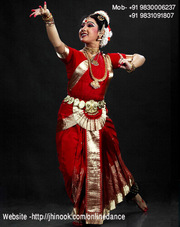 Learn Dance/ Bharatanatyam on Skype/ Zoom :  Jhinook.com