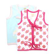 Custom printed sleeveless baby vests manufacturer
