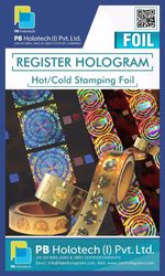 Hologram hot stamping foil manufacturer