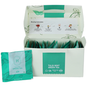 Tulsi Mint Green Tea - 25 Pyramid Tea Bags