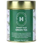 Ginger Tulsi Green Tea - Loose Leaf 50 gms Tin