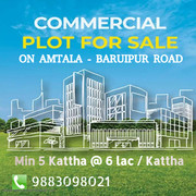 Commercial land Available On Amtala Baruipur Road at an Affordable pri