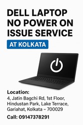 Dell Laptop No Power On Issue Service Center in Kolkata