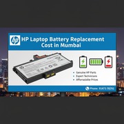 HP Laptop Battery Replacement Cost in Kolkata