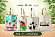 Eco-Friendly Cotton Beach Bags for Travel & Summer Use